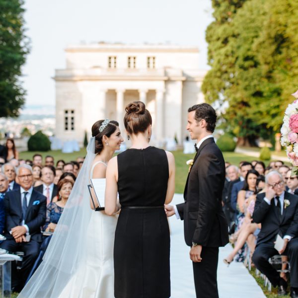 outdoor wedding in France