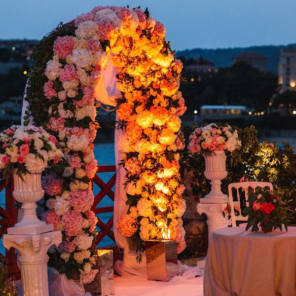 Outdoor wedding in France