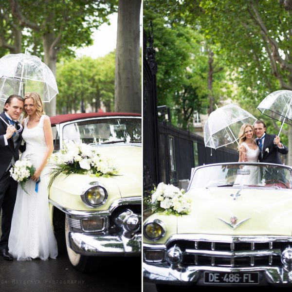 Outdoor wedding in Paris