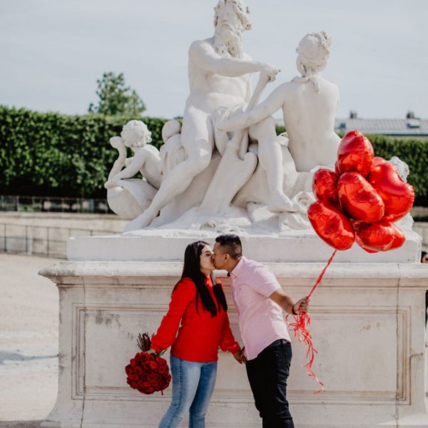 Demande en mariage à Paris